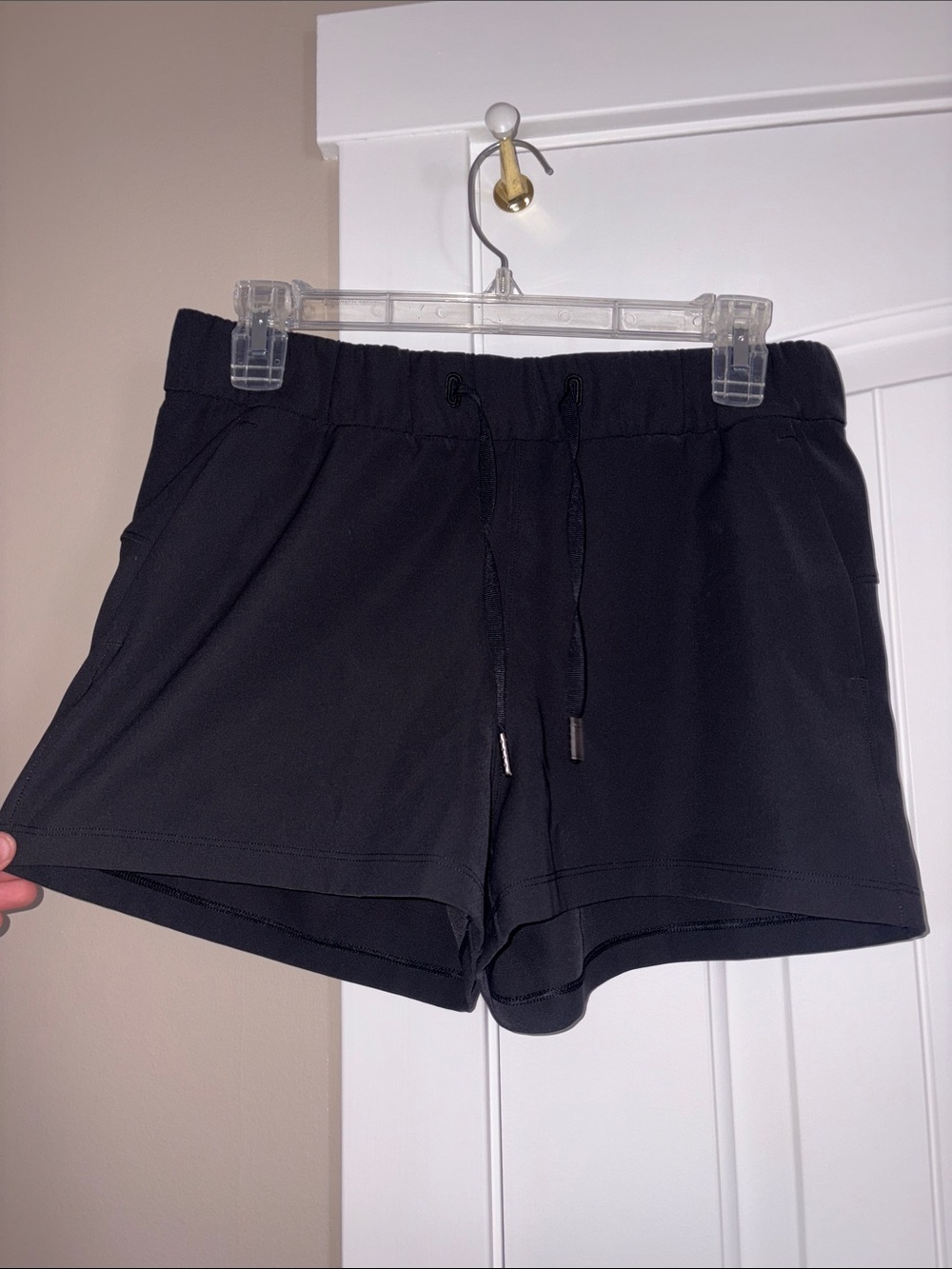 Lululemon Black Drawstring Active Shorts